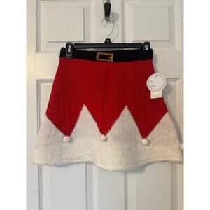 NWT Christmas Mrs. Clause Sweater Skirt Festive Holiday Party Sz: Small